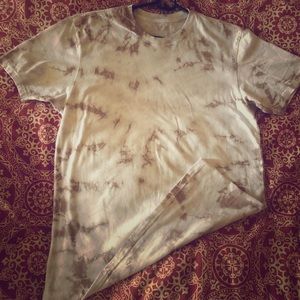 No brand tie-dye pattern T-shirt